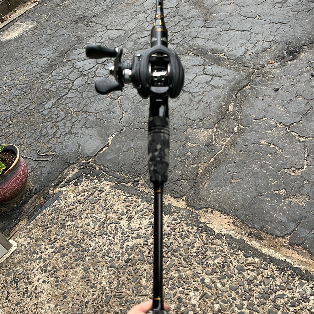 Lews speed spool with rod